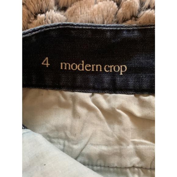 Loft trouser style denim crop pants - Picture 2 of 5